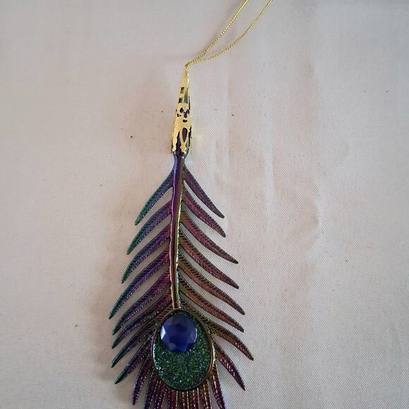 Lot of 3 Blue/Green Glitter Ornaments - Picture 6 of 10